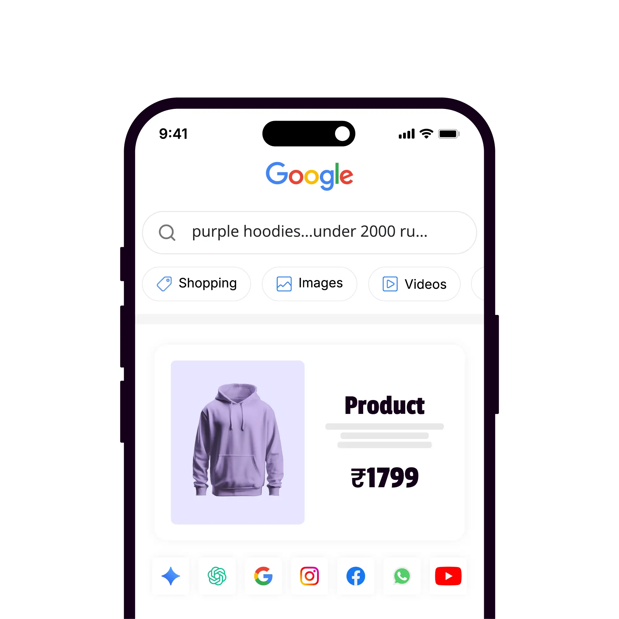 Reach buyers on Google, AI search, and social feeds
